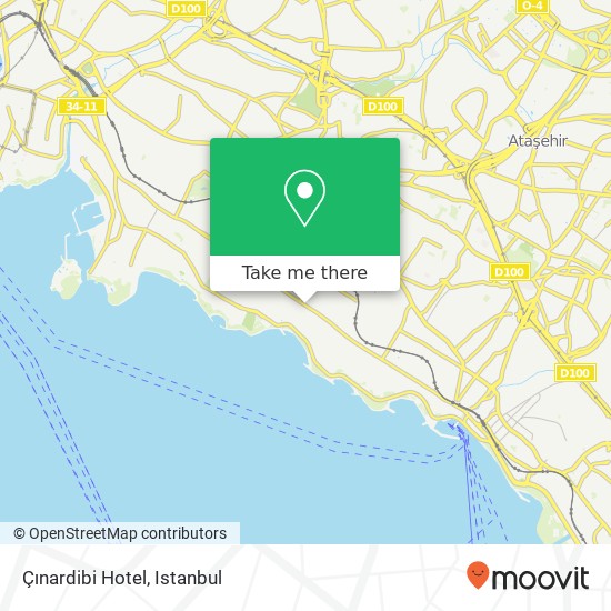 Çınardibi Hotel map