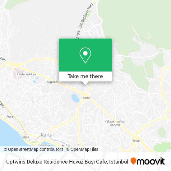 Uptwins Deluxe Residence Havuz Başı Cafe map