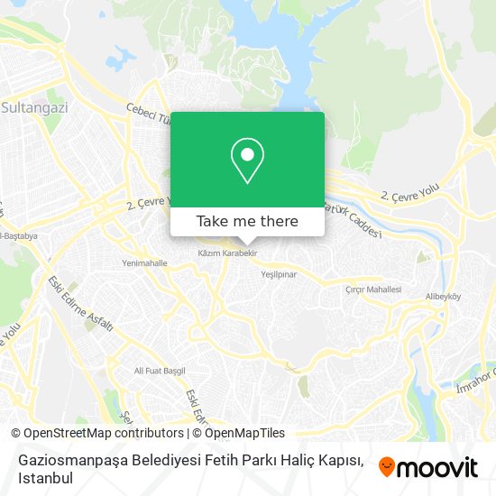 Gaziosmanpaşa Belediyesi Fetih Parkı Haliç Kapısı map