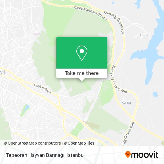 Tepeören Hayvan Barınağı map