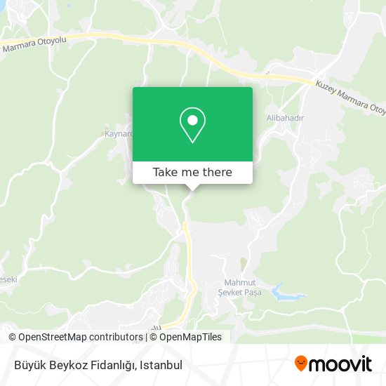 Büyük Beykoz Fidanlığı map