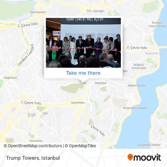 Trump Towers map
