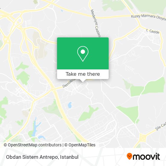 Obdan Sistem Antrepo map