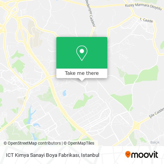 ICT Kimya Sanayi Boya Fabrikası map