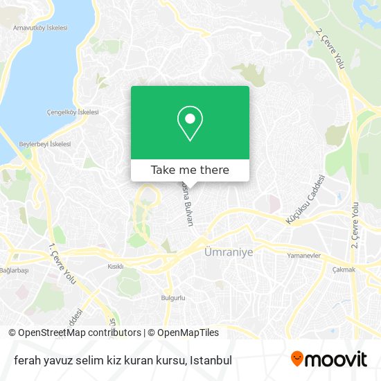 ferah yavuz selim kiz kuran kursu map