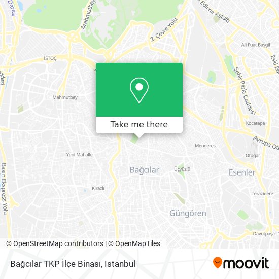 Bağcılar TKP İlçe Binası map