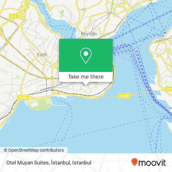 Otel Muyan Suites, İstanbul map