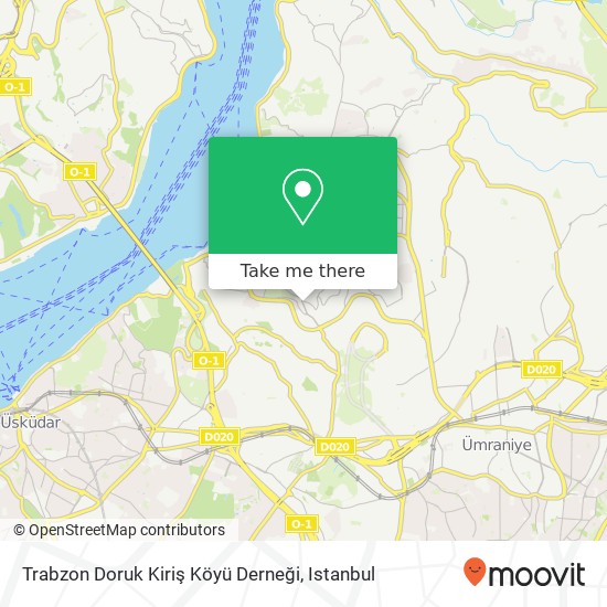 Trabzon Doruk Kiriş Köyü Derneği map