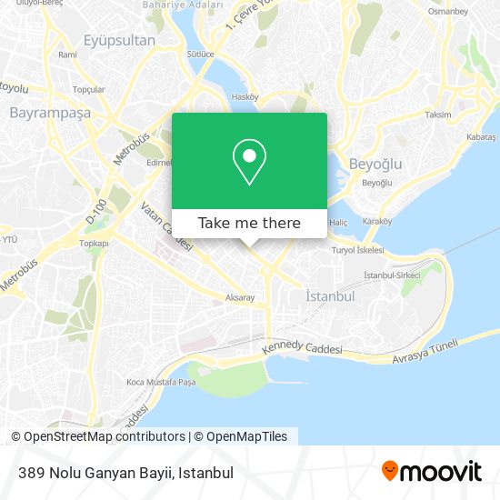 389 Nolu Ganyan Bayii map