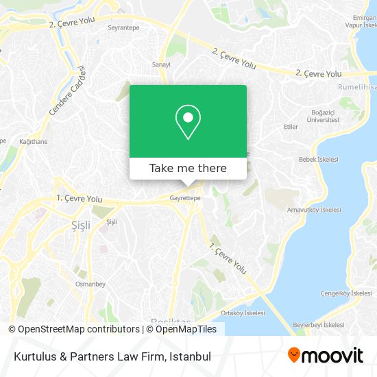 Kurtulus & Partners Law Firm map
