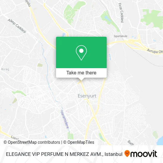 ELEGANCE VIP PERFUME N MERKEZ AVM. map