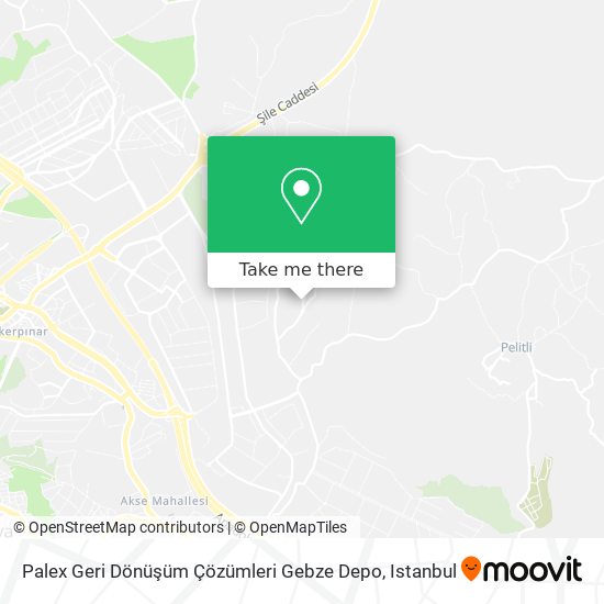 Palex Geri Dönüşüm Çözümleri Gebze Depo map