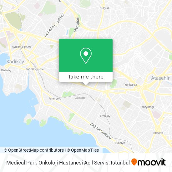 Medical Park Onkoloji Hastanesi Acil Servis map