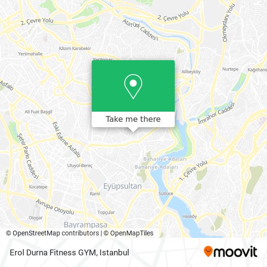 Erol Durna Fitness GYM map