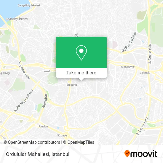 Ordulular Mahallesi map