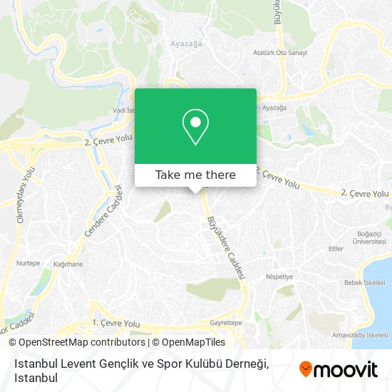 Istanbul Levent Gençlik ve Spor Kulübü Derneği map