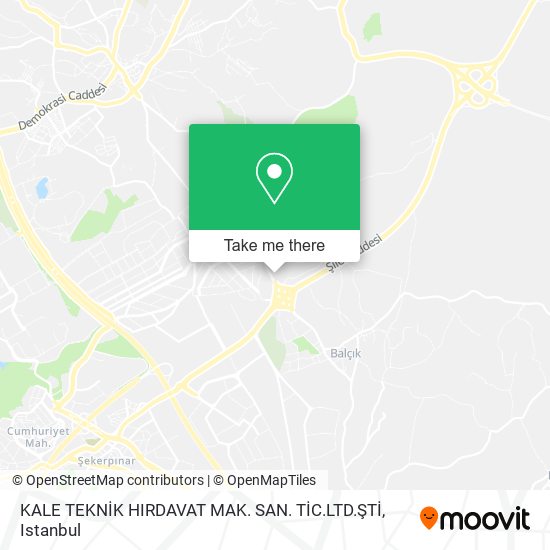 KALE TEKNİK HIRDAVAT MAK. SAN. TİC.LTD.ŞTİ map