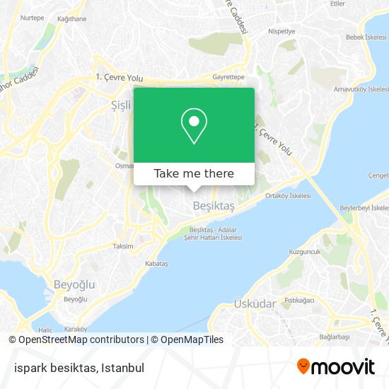 ispark besiktas map