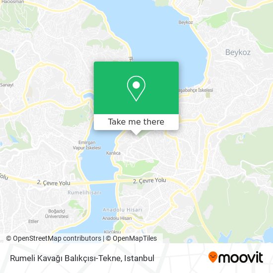 Rumeli Kavağı Balıkçısı-Tekne map