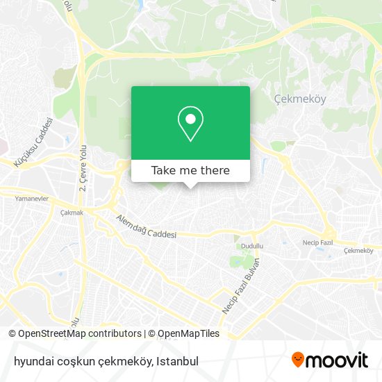 hyundai coşkun çekmeköy map