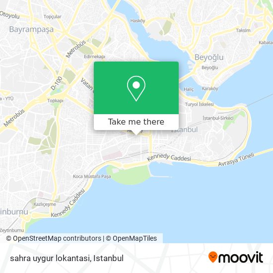sahra uygur lokantasi map
