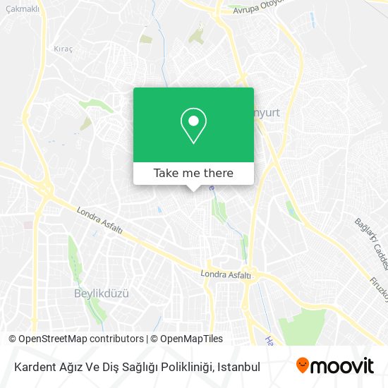 Kardent Ağız Ve Diş Sağlığı Polikliniği map