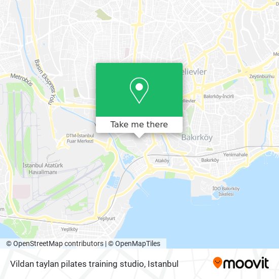 Vildan taylan pilates training studio map