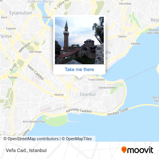 Vefa Cad. map