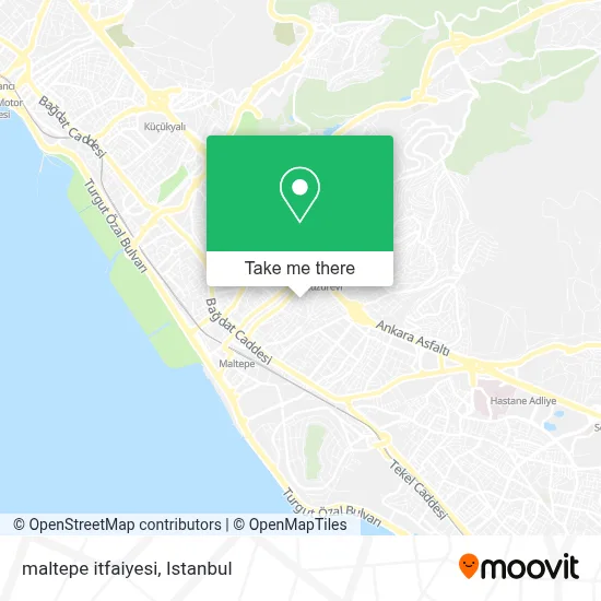 maltepe itfaiyesi map