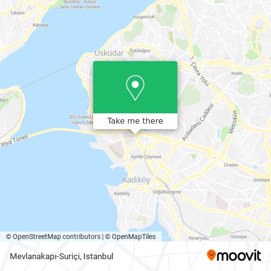 Mevlanakapı-Suriçi map