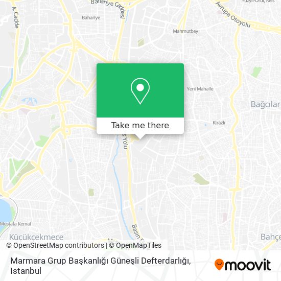 Marmara Grup Başkanlığı Güneşli Defterdarlığı map