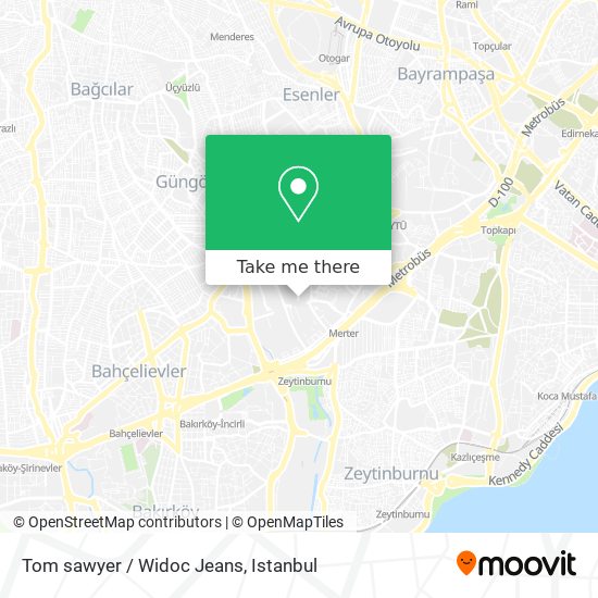 Tom sawyer / Widoc Jeans map