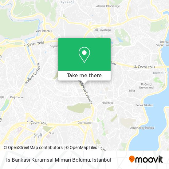 Is Bankasi Kurumsal Mimari Bolumu map