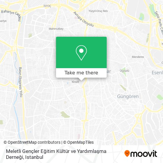 Meletli Gençler Eğitim Kültür ve Yardımlaşma Derneği map