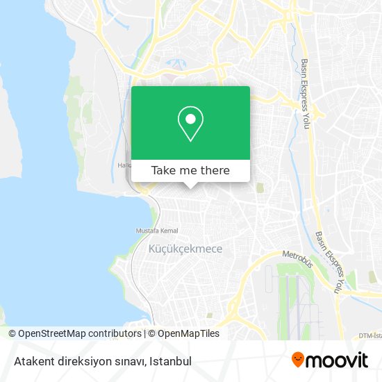 Atakent direksiyon sınavı map