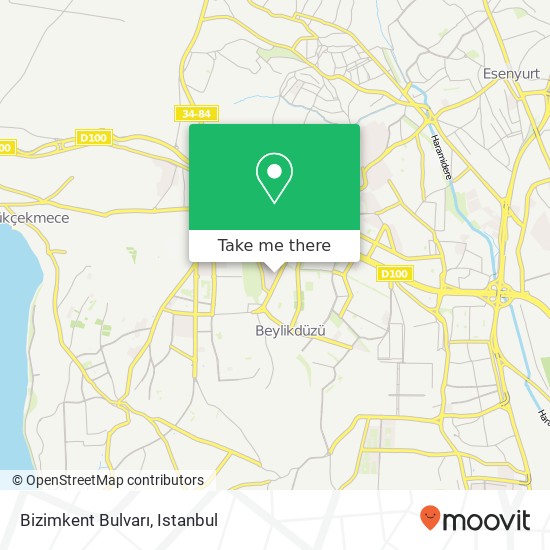 Bizimkent Bulvarı map