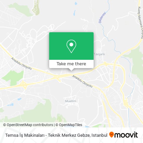 Temsa İş Makinaları - Teknik Merkez Gebze map