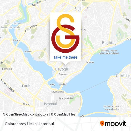 Galatasaray Lisesi map