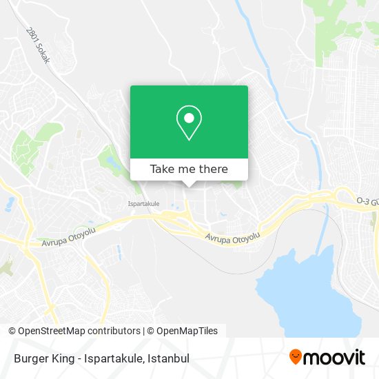 Burger King - Ispartakule map