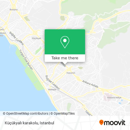 Küçükyalı karakolu map