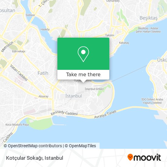 Kotçular Sokağı map
