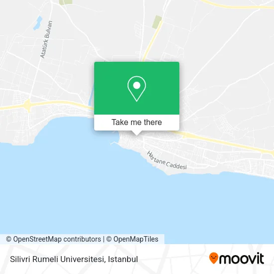 Silivri Rumeli Universitesi map