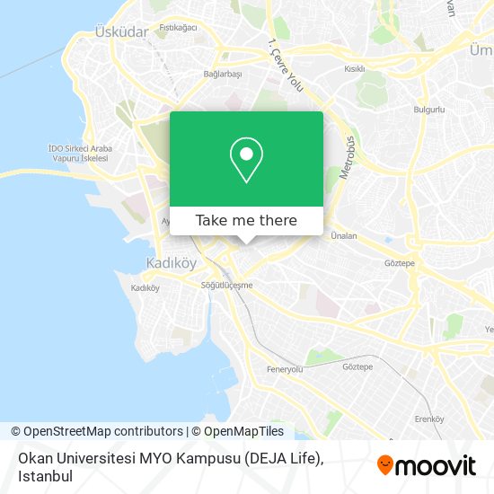 Okan Universitesi MYO Kampusu (DEJA Life) map