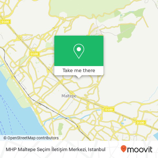 MHP Maltepe Seçim İletişim Merkezi map