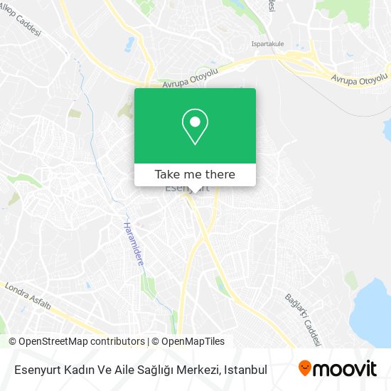 Esenyurt Kadın Ve Aile Sağlığı Merkezi map