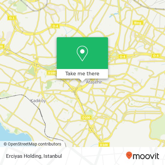 Erciyas Holding map