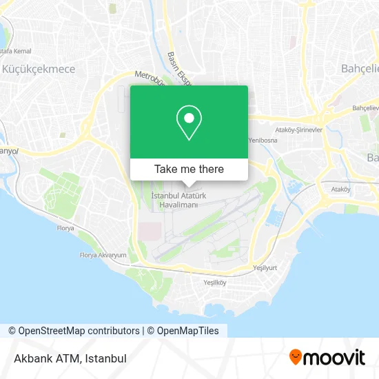 Akbank ATM map