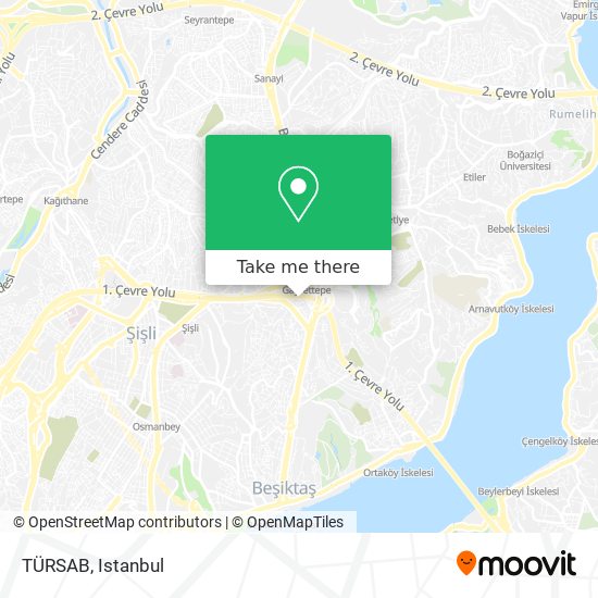 TÜRSAB map