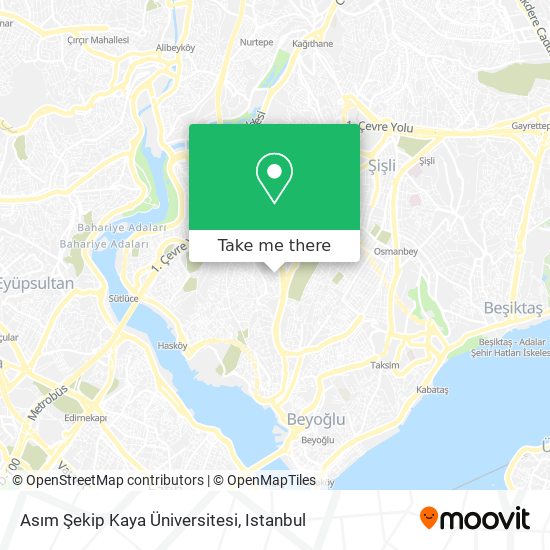 Asım Şekip Kaya Üniversitesi map