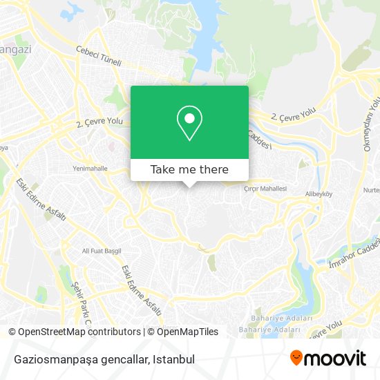 Gaziosmanpaşa gencallar map